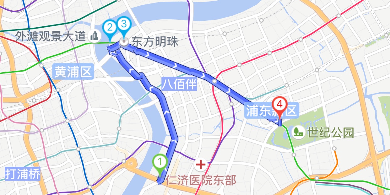 上海骑行浦东骑行路线