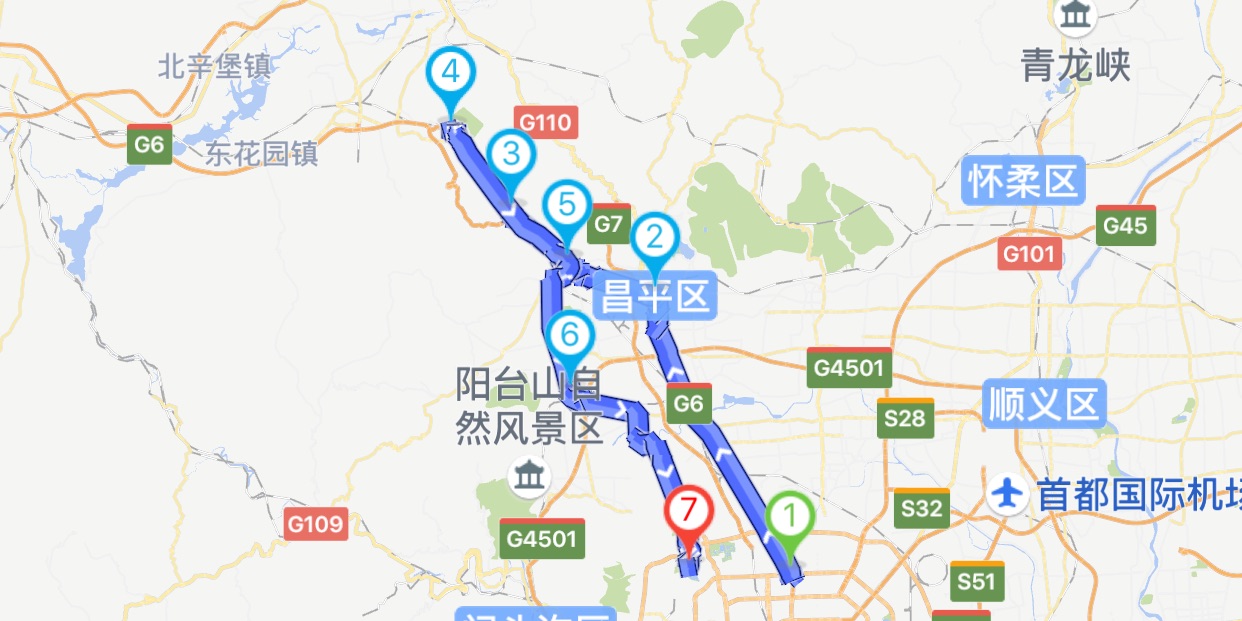 北京观长城骑行路线骑行路线