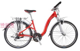 莫曼顿 爱喜(iSee)350低跨点低杠自行车红色
