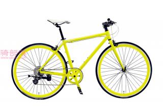 千里达P400彩色自行车荧光黄